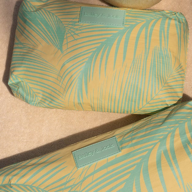 Large Pouch - Palm Breeze Yellow
