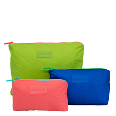 Set of 3: Pouches in Large + Mid Size + Mini - Essentials