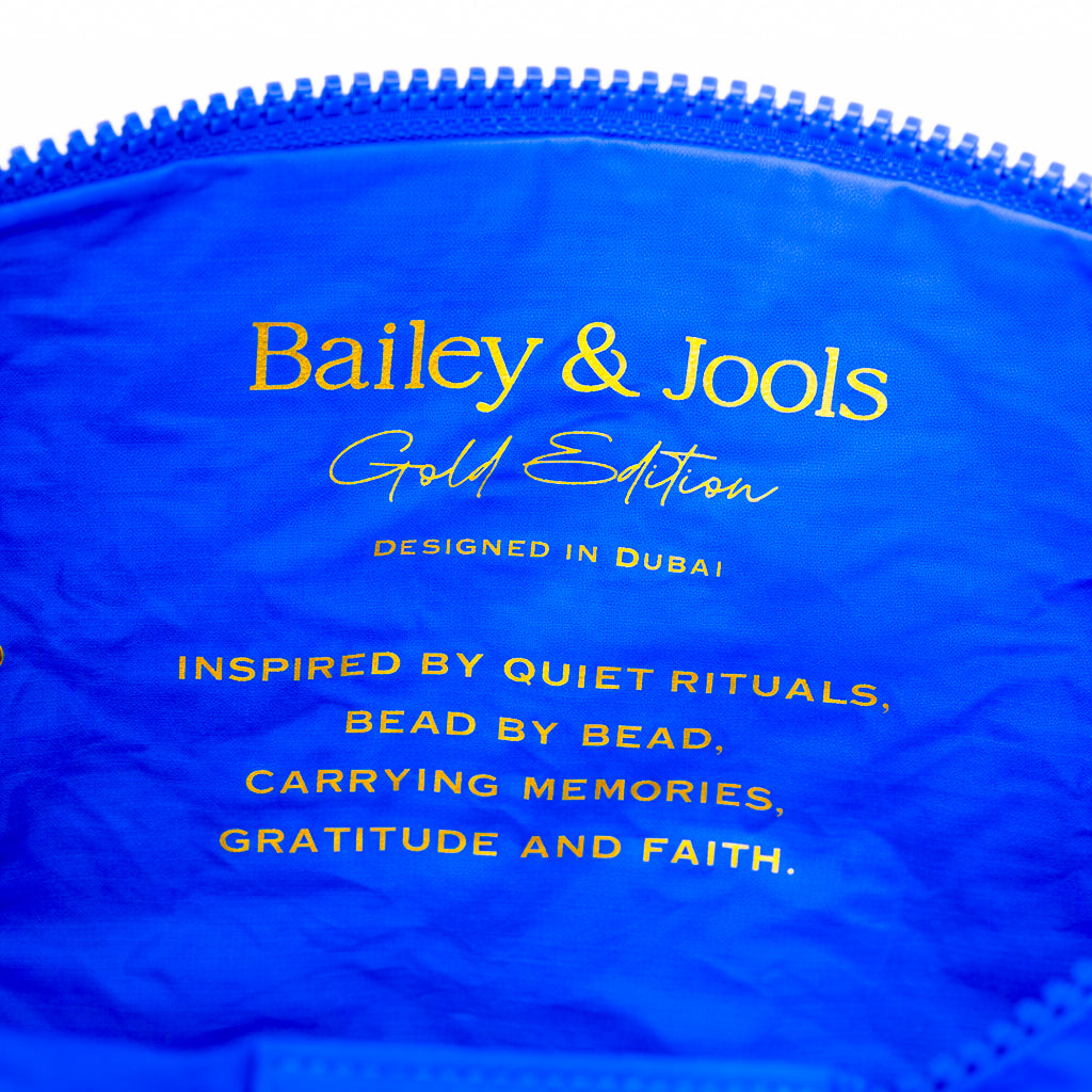 Mini Pouch - Golden Beads