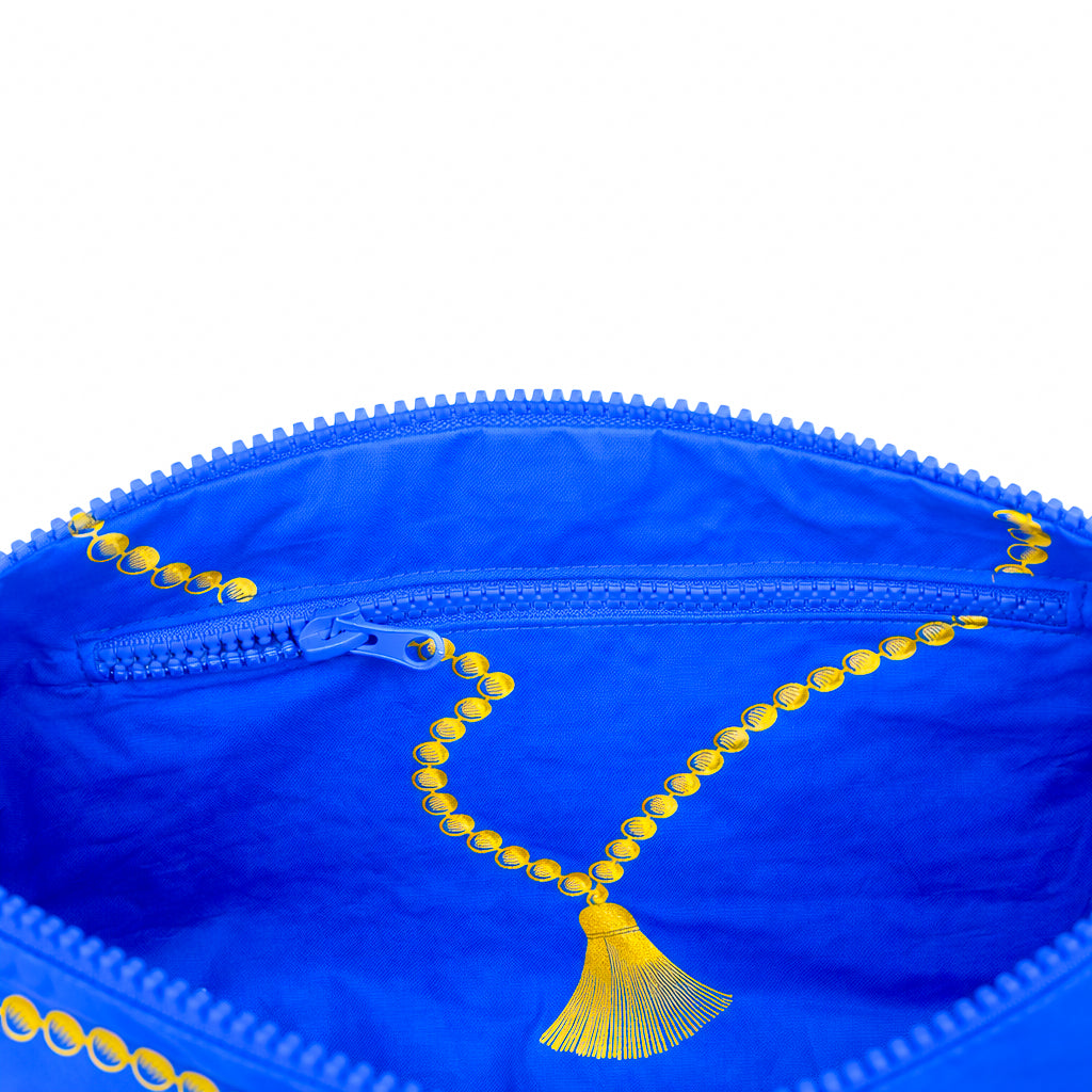 Large Pouch - Golden Beads