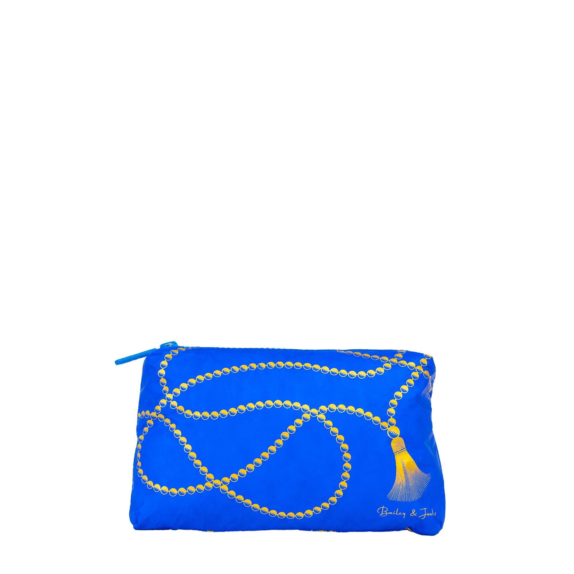 Set of 3: Pouches in Large + Mid Size + Mini Golden Beads