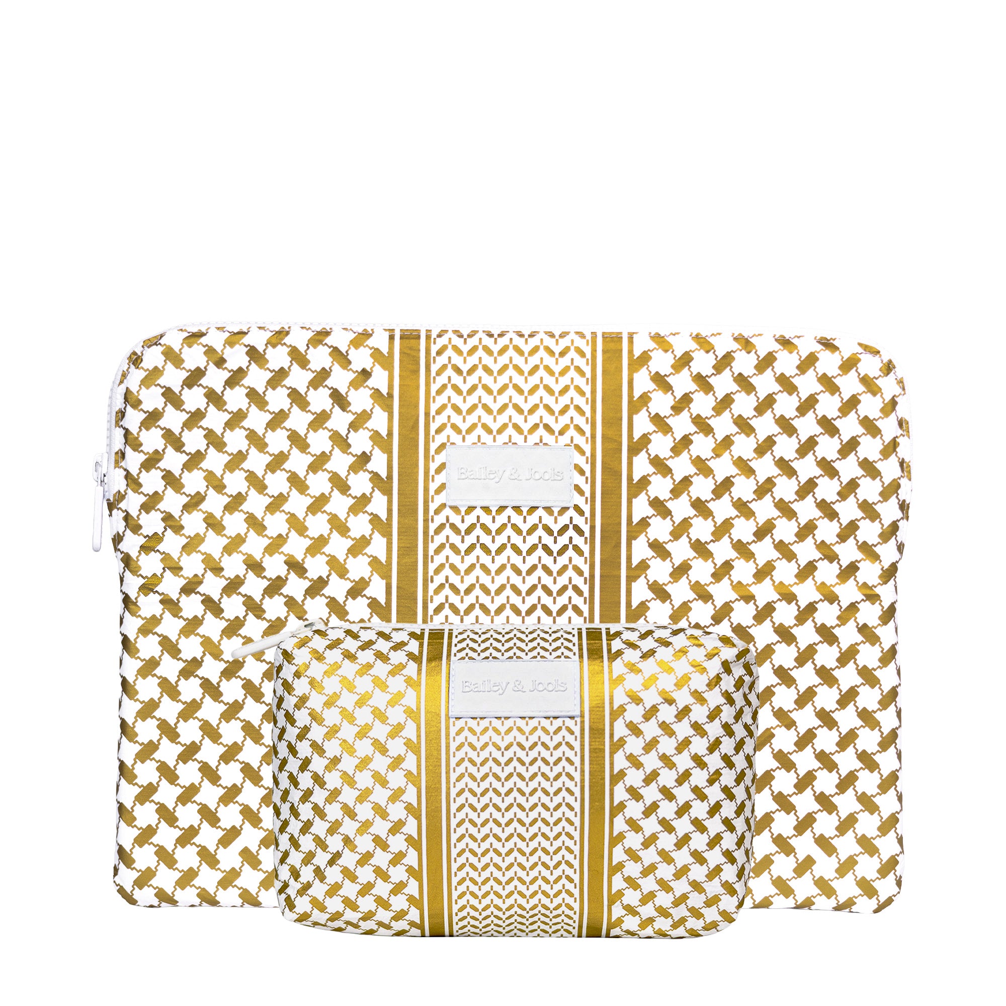 Tech Bundle Heritage Gold - Set of 2: Laptop Bag 15"&16" + Mid Size Pouch