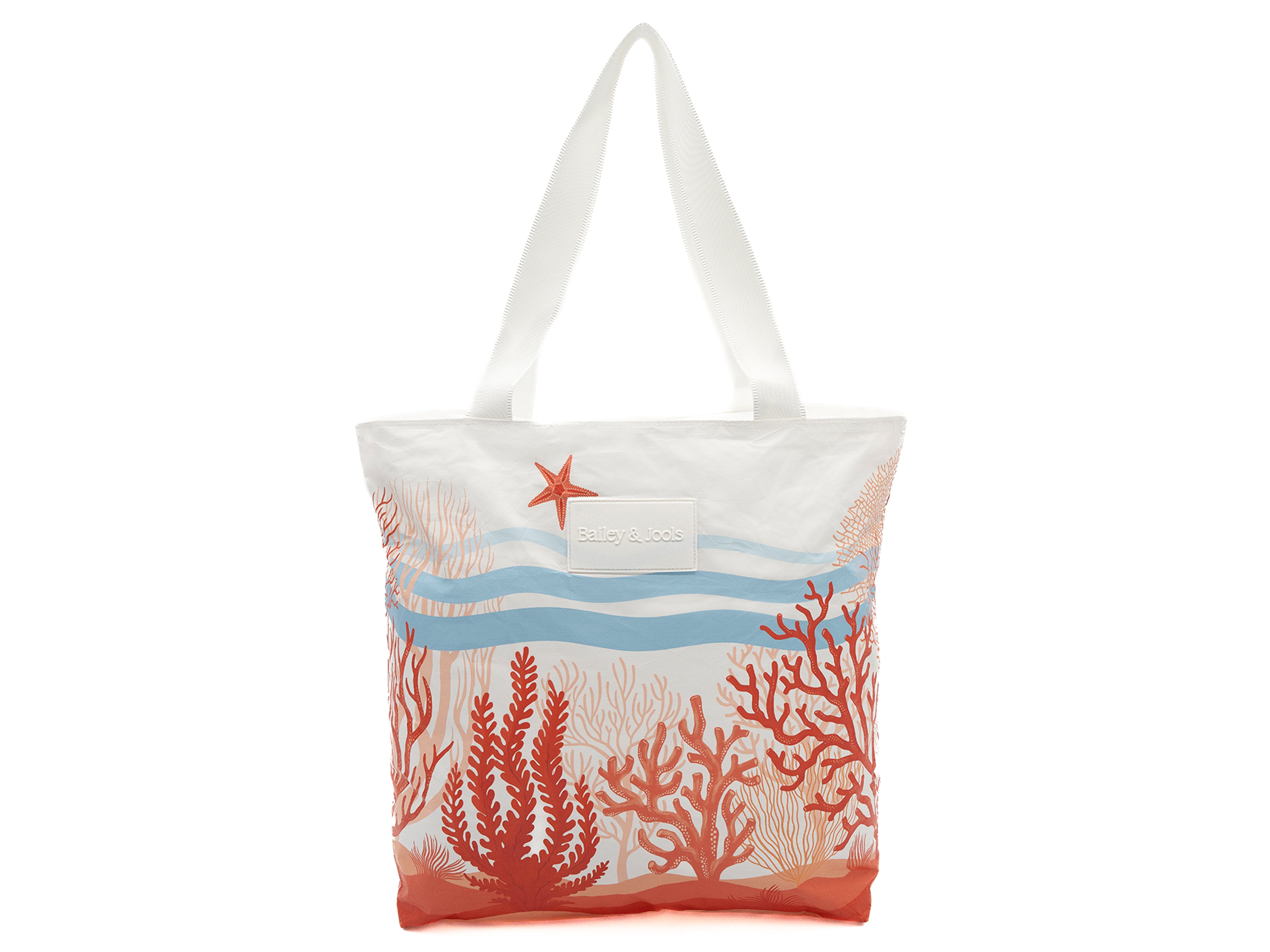 Set of 3: Daytripper + Mid Size Pouch + Mini Pouch - Coral and Blue