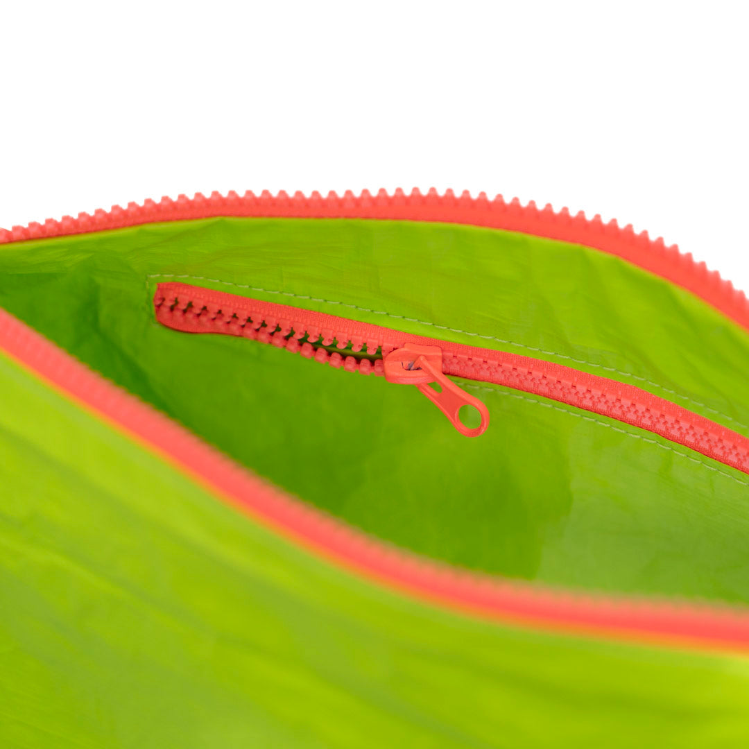 Set of 3: Daytripper + Large Pouch + Mini Pouch - Palm Green Love