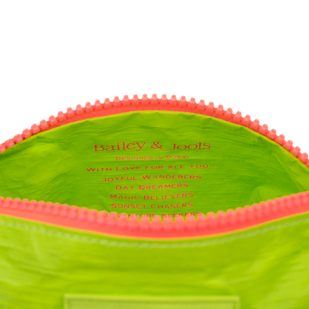 Set of 2: Little Big Bag + Mini Pouch Essential Green