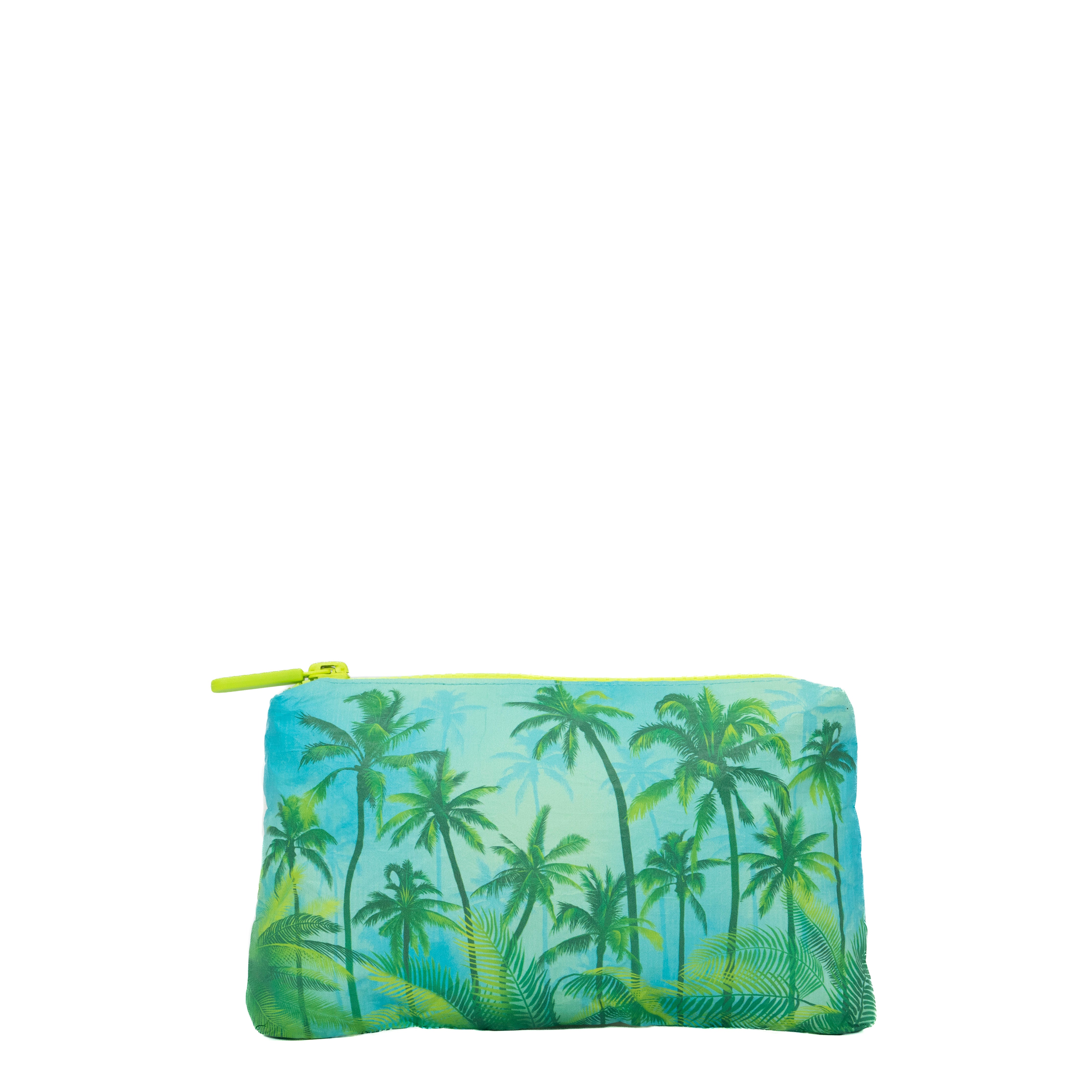 Set of 3: Pouches in Large + Mid Size + Mini Palm Haven