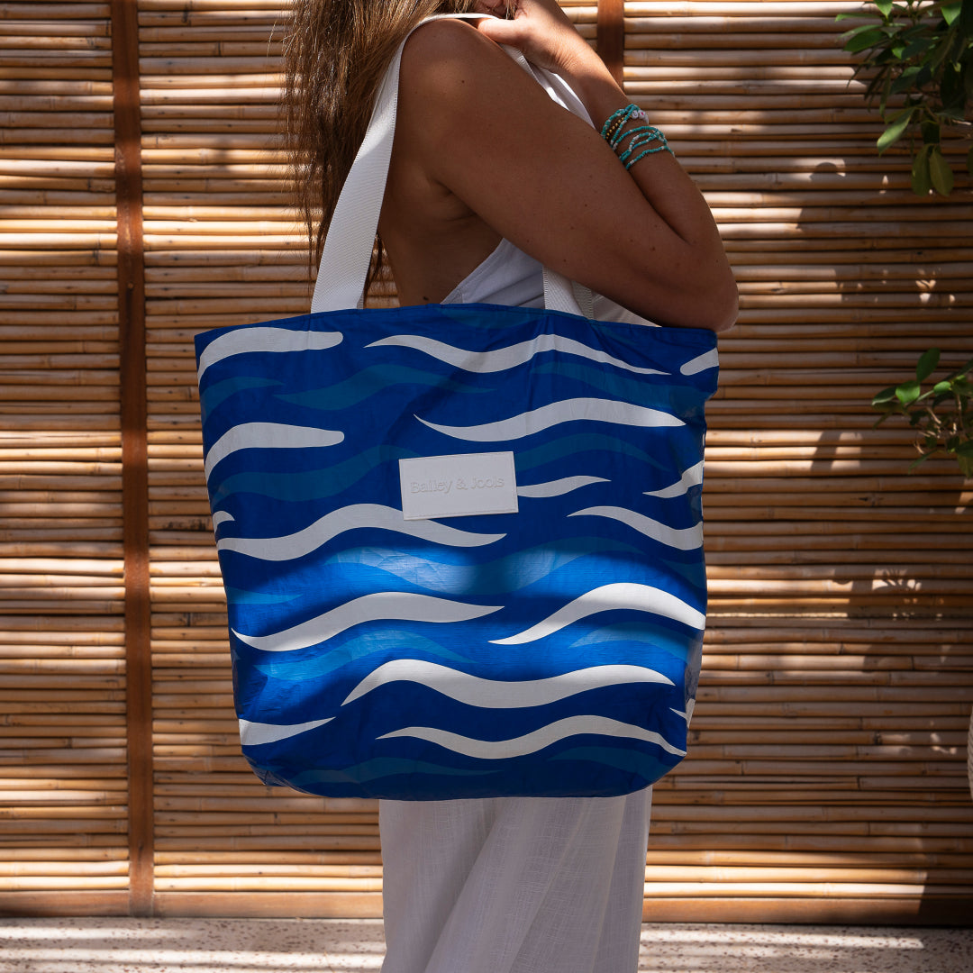 Set of 3: Daytripper + Large Pouch + Mini Pouch - Ocean Lover