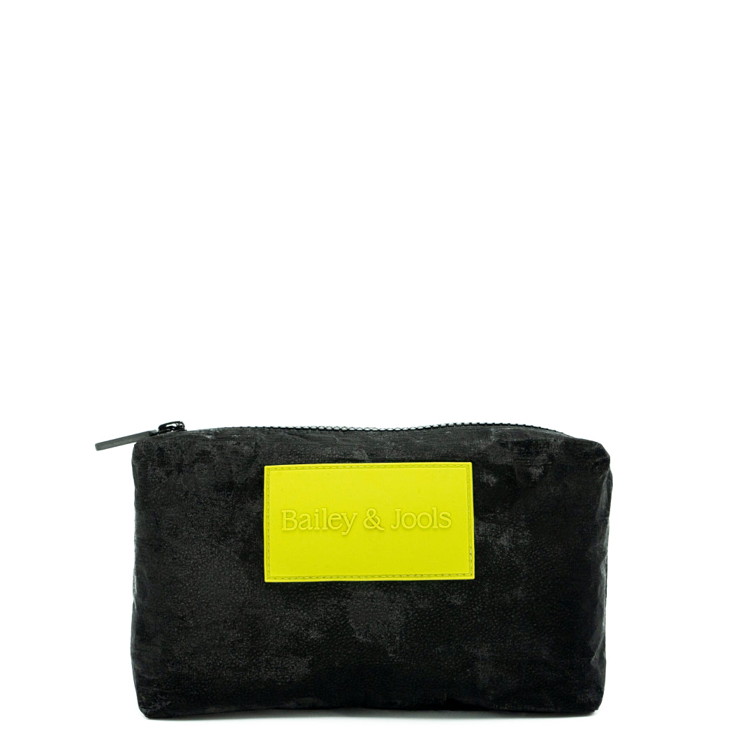 Set of 2: Noir Chic Signature Tote + Mid Pouch