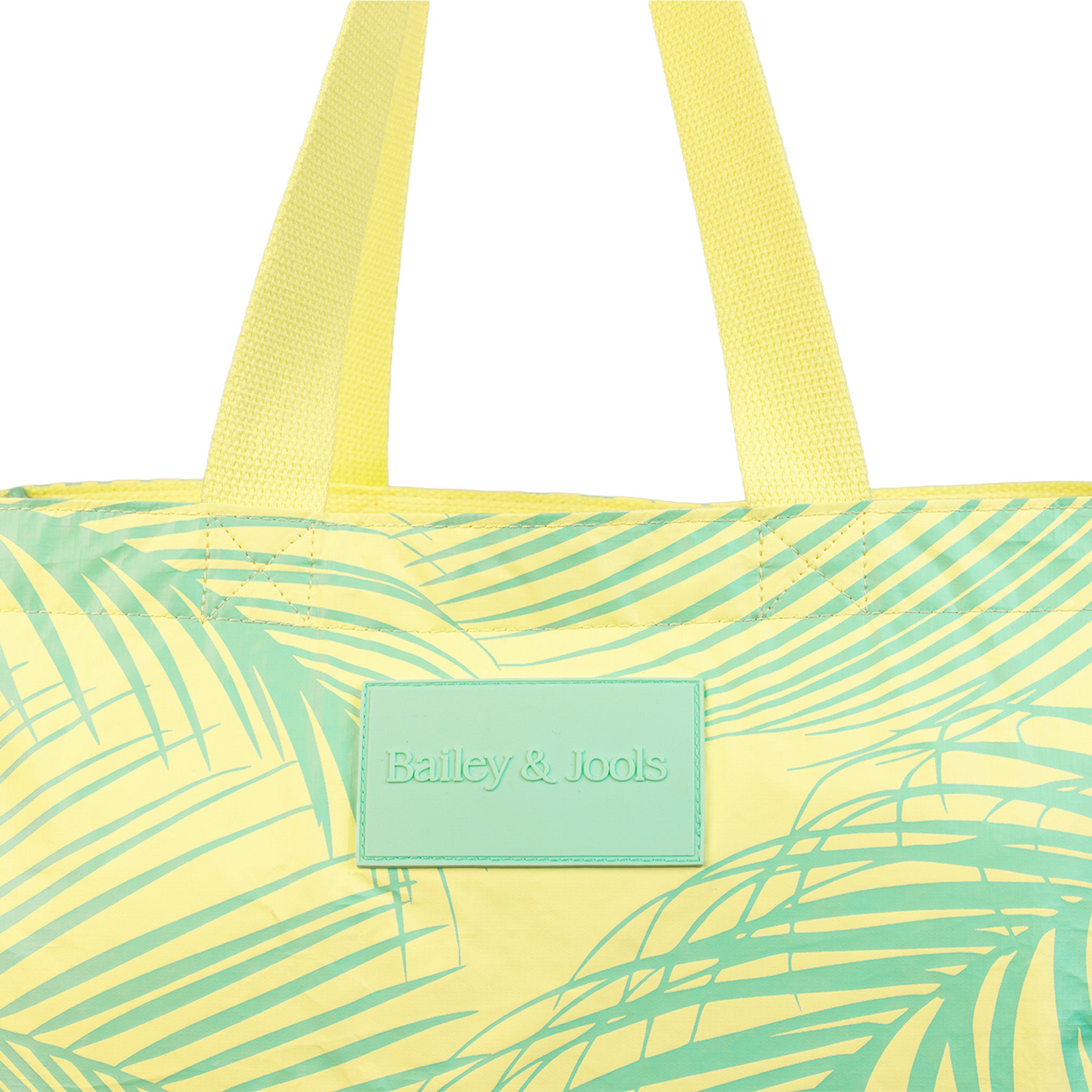 Signature Zip Tote Bag - Palm Breeze Yellow