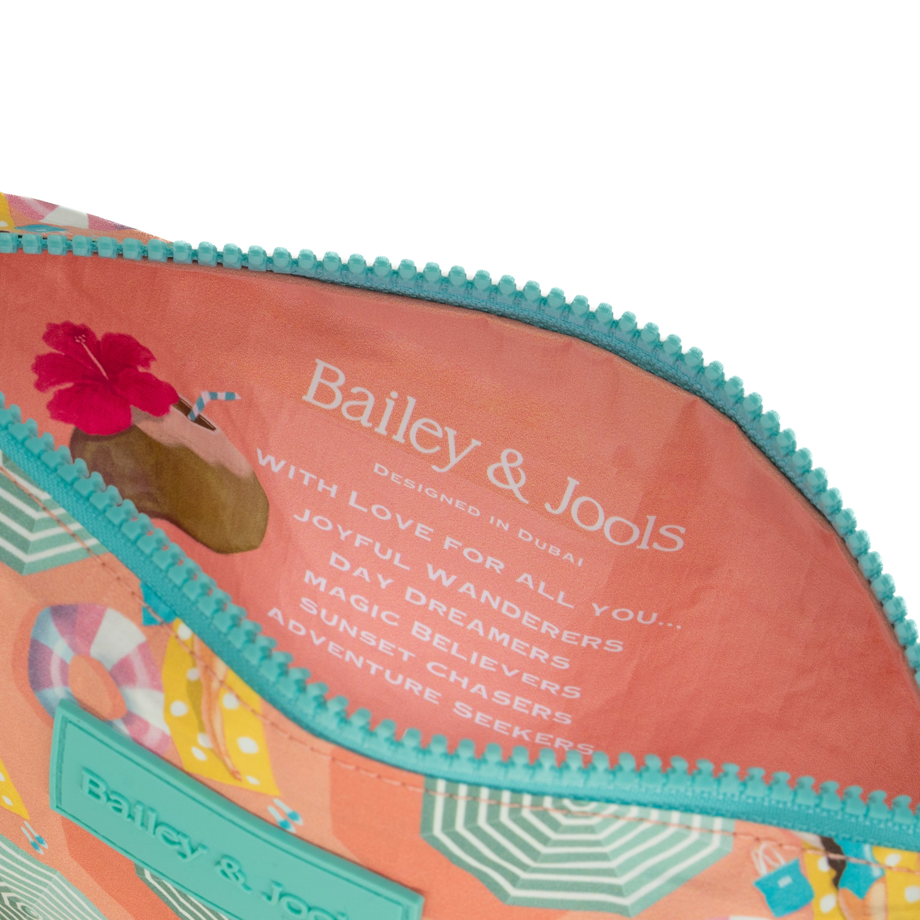 Set of 3: Surfer's Paradise Pouches in Large + Mini Size + La Plage Mid Size