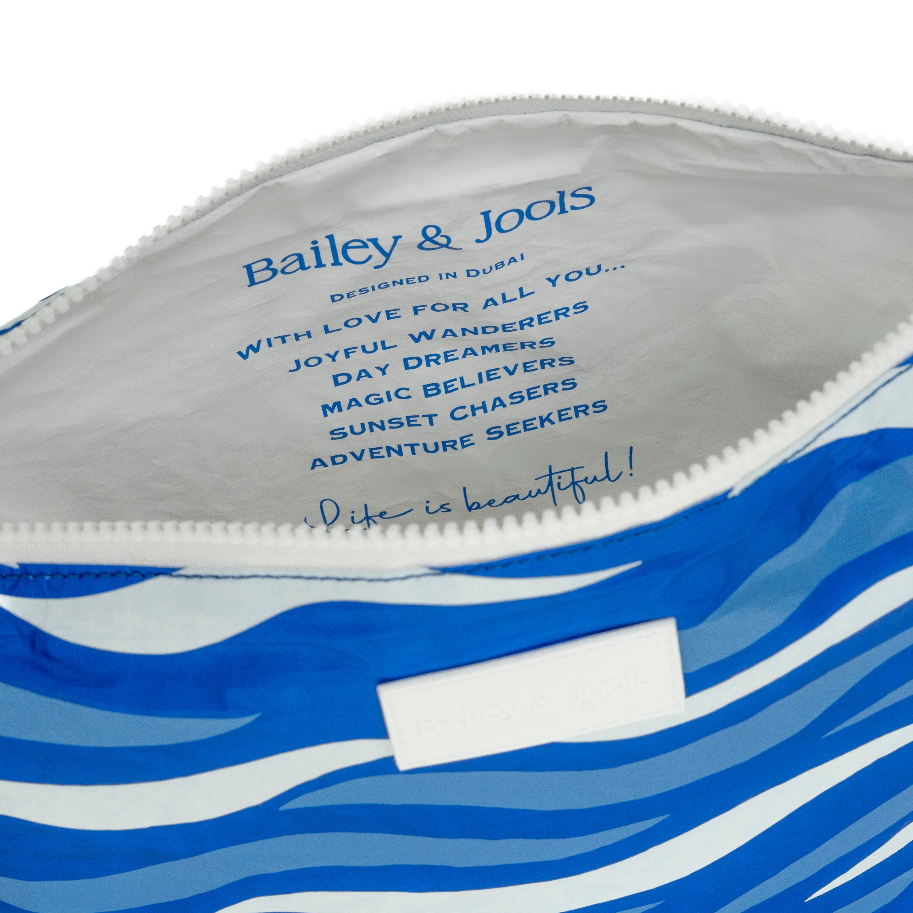 Large Pouch - Ocean Wave