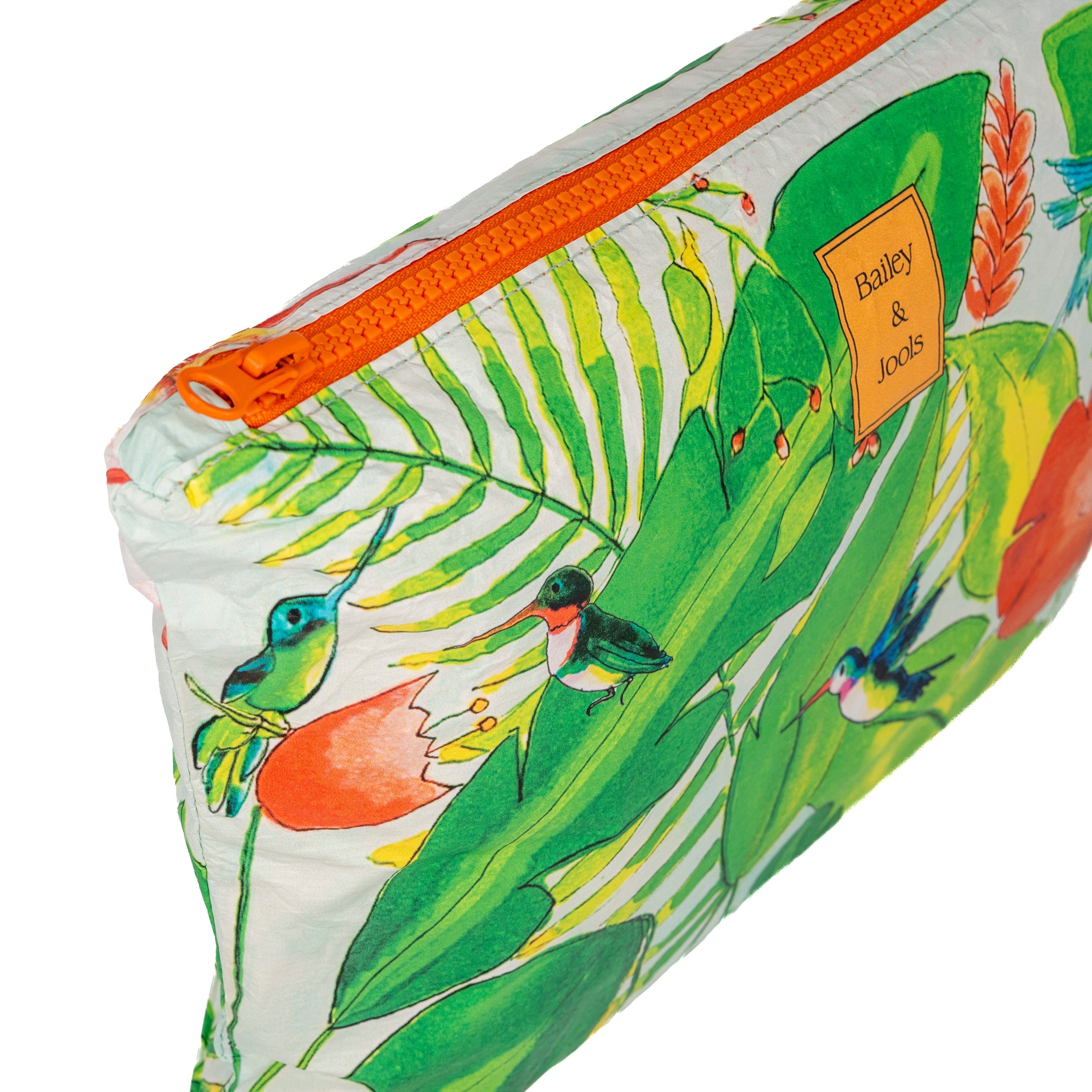 Large Pouch - Happy Hummingbird