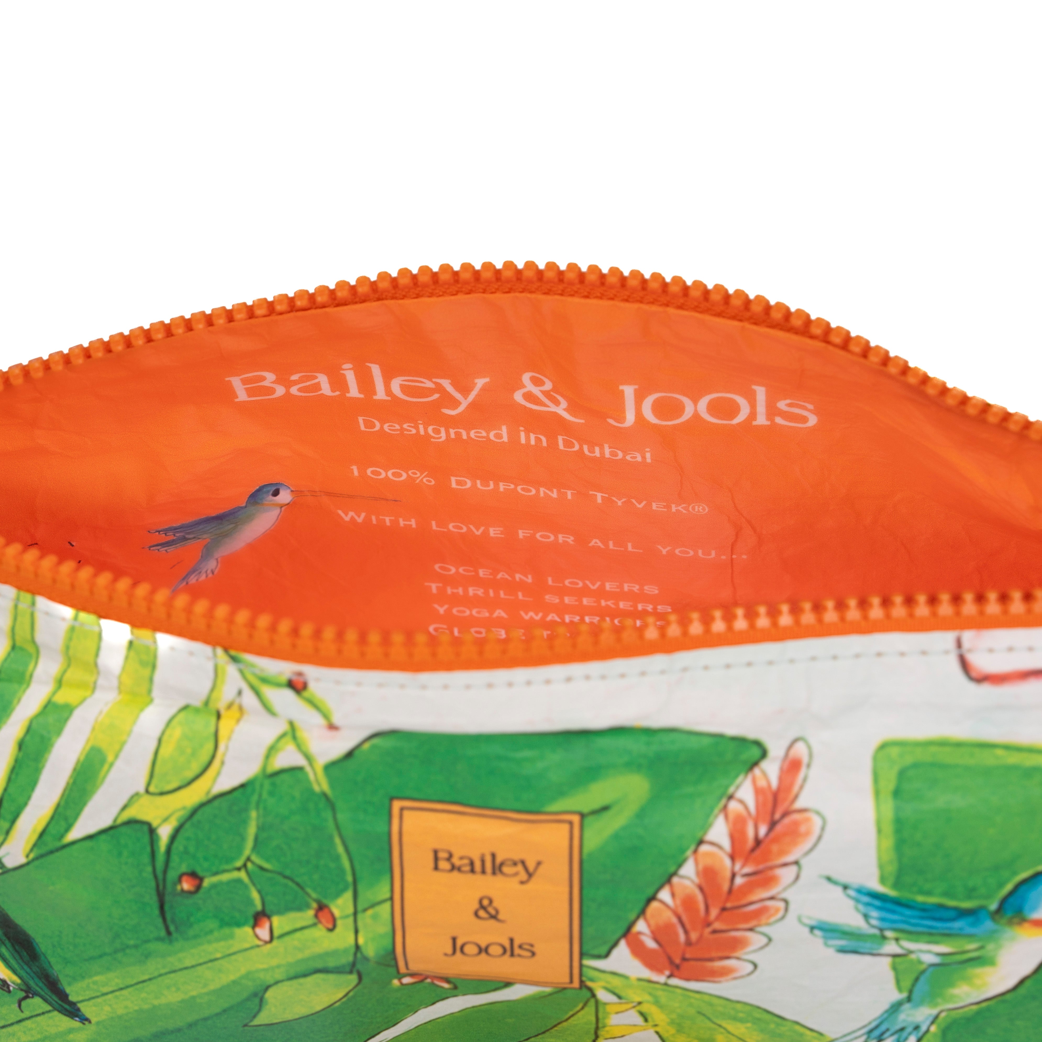 Large Pouch - Happy Hummingbird