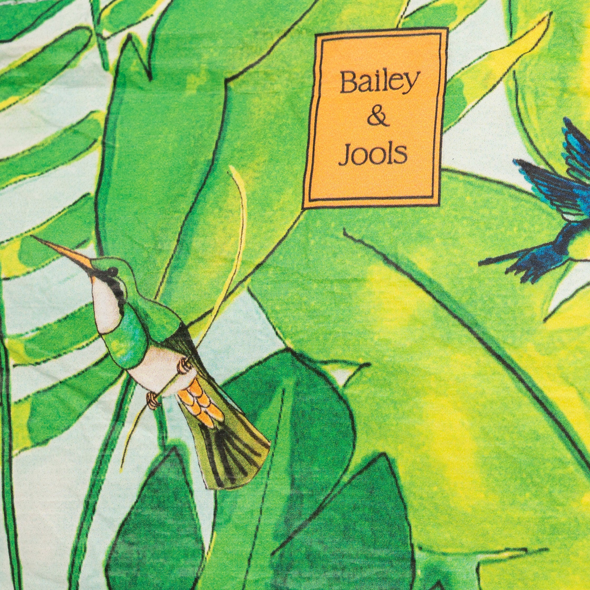 Large Pouch - Happy Hummingbird