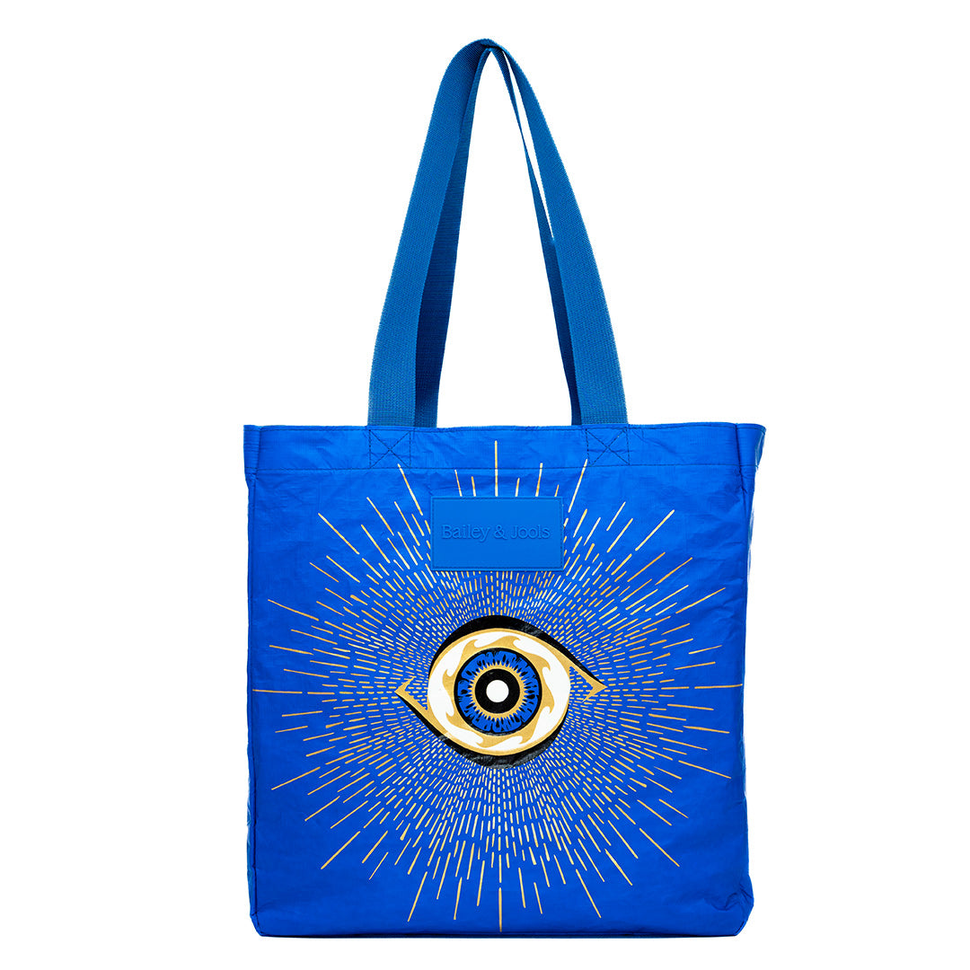 Set of 2: Golden Eye Signature Tote + Mid Pouch