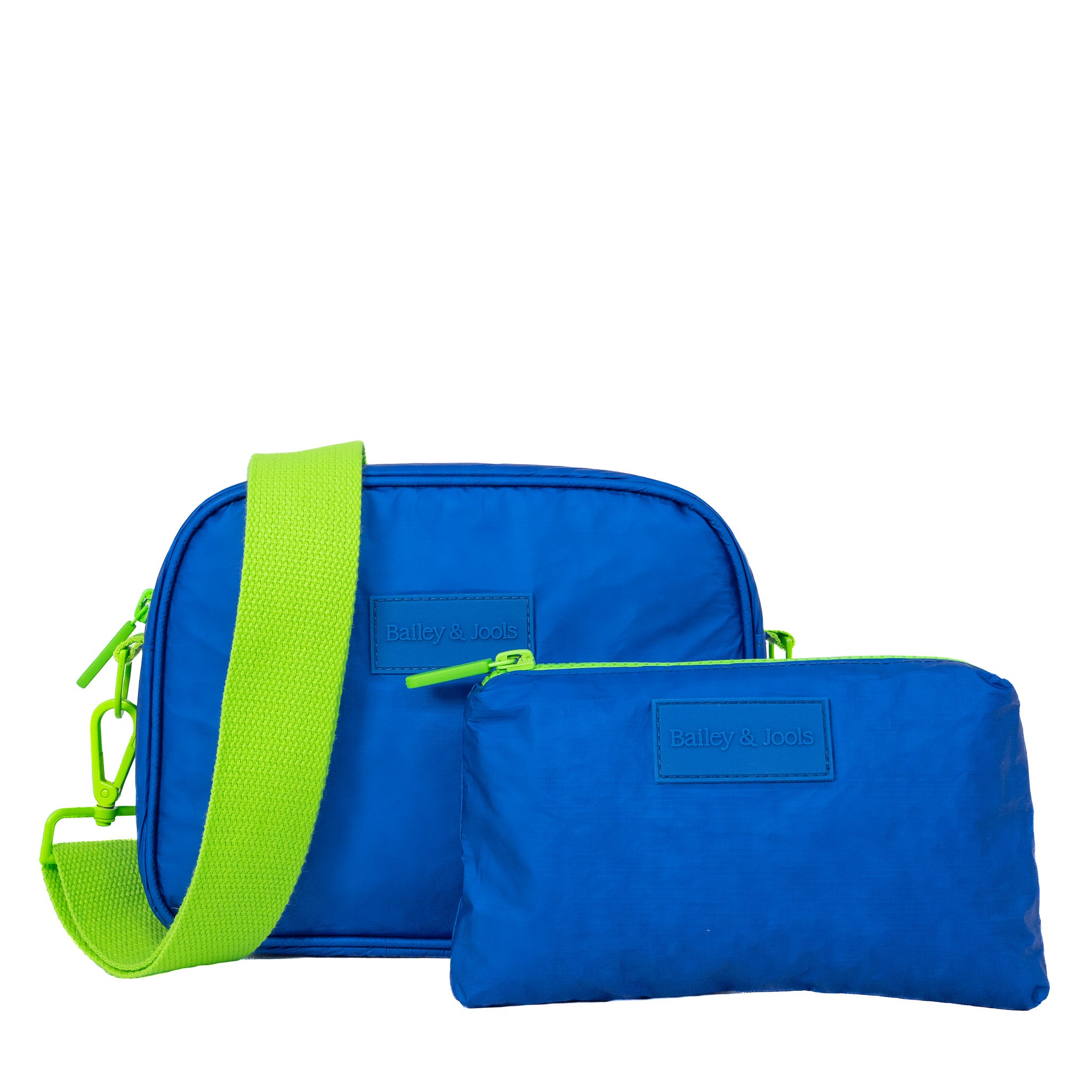 Set of 2: Little Big Bag + Mini Pouch Essential Blue