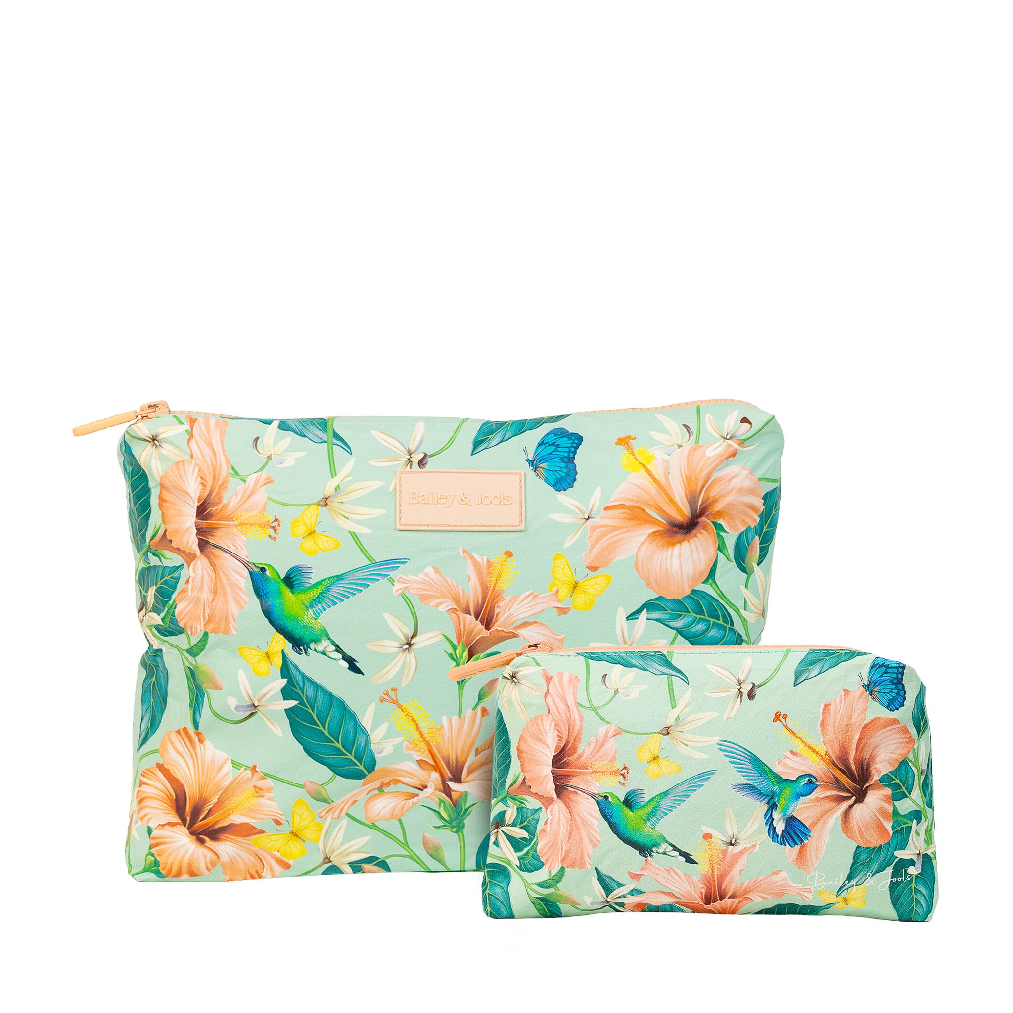 Pouch Set (Large + Mini) - Into The Secret Garden
