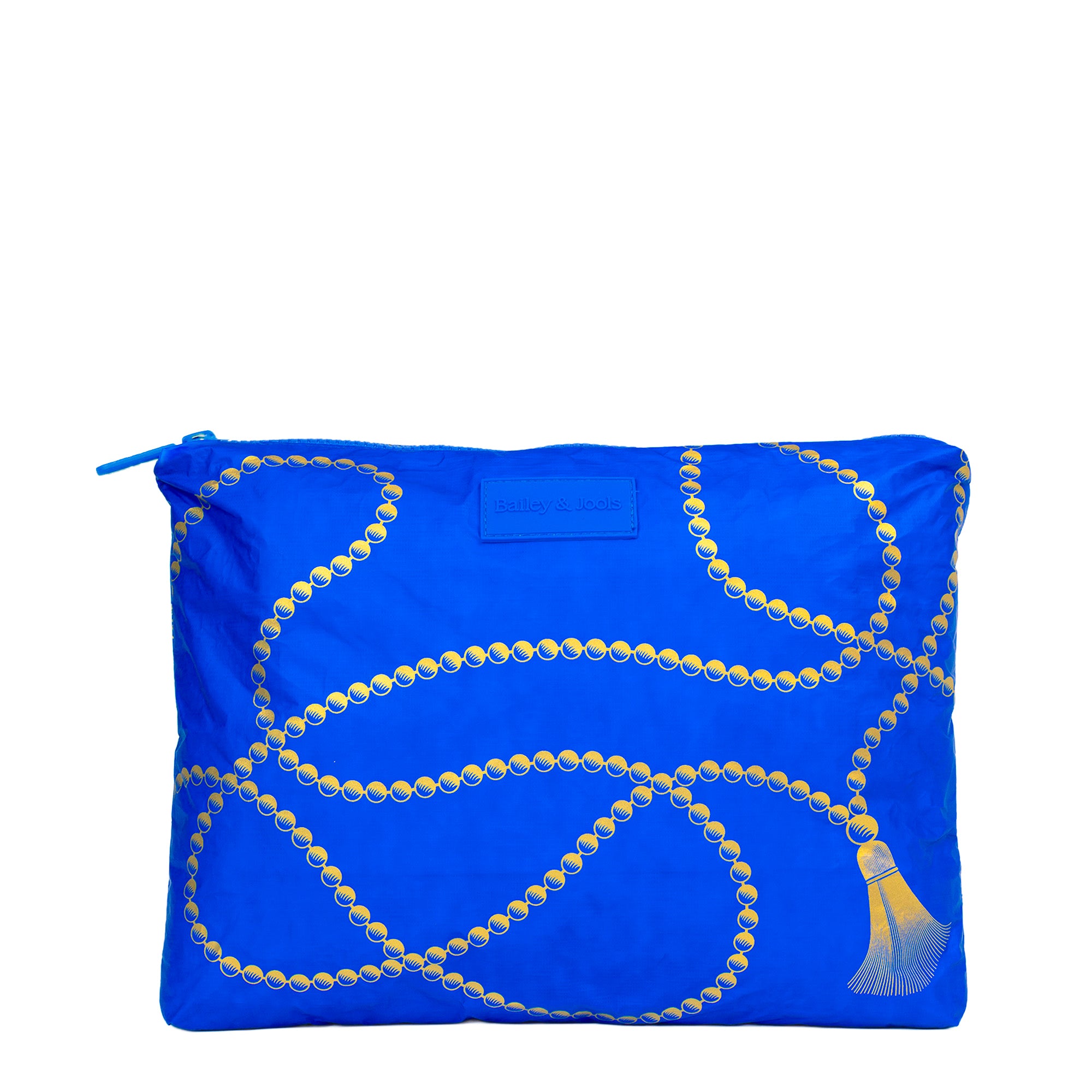 Set of 3: Pouches in Large + Mid Size + Mini Golden Beads