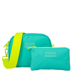 Set of 2: Little Big Bag + Mini Pouch Essential Aqua