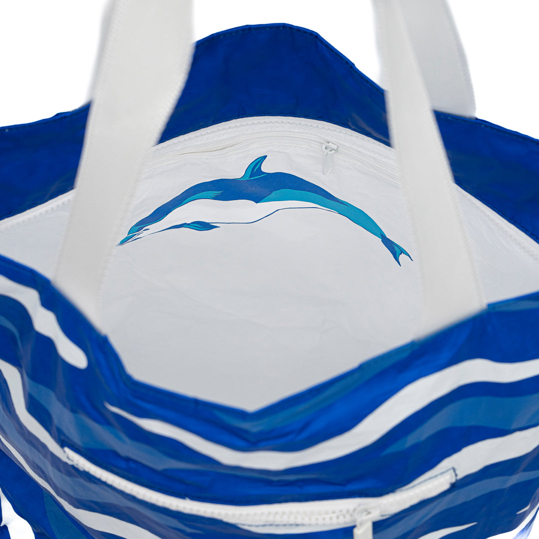 Set of 2: Ocean Wave Daytripper + Mid  Pouch