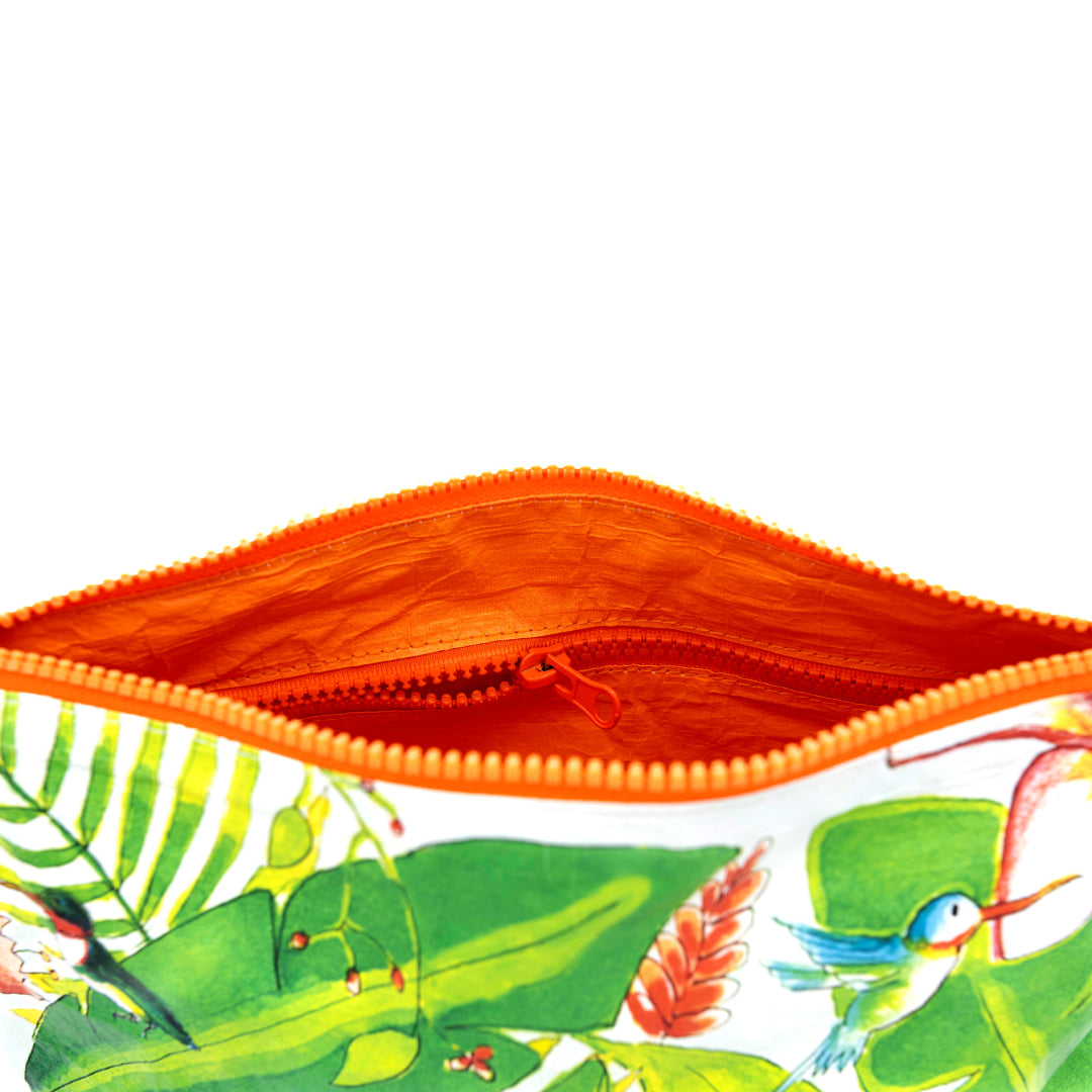 Large Pouch - Happy Hummingbird