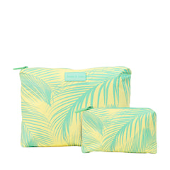 Pouch Set (Large + Mini) - Palm Breeze Yellow