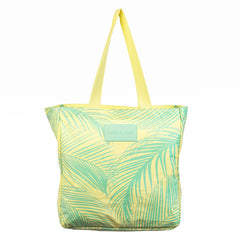 Signature Zip Tote Bag - Palm Breeze Yellow