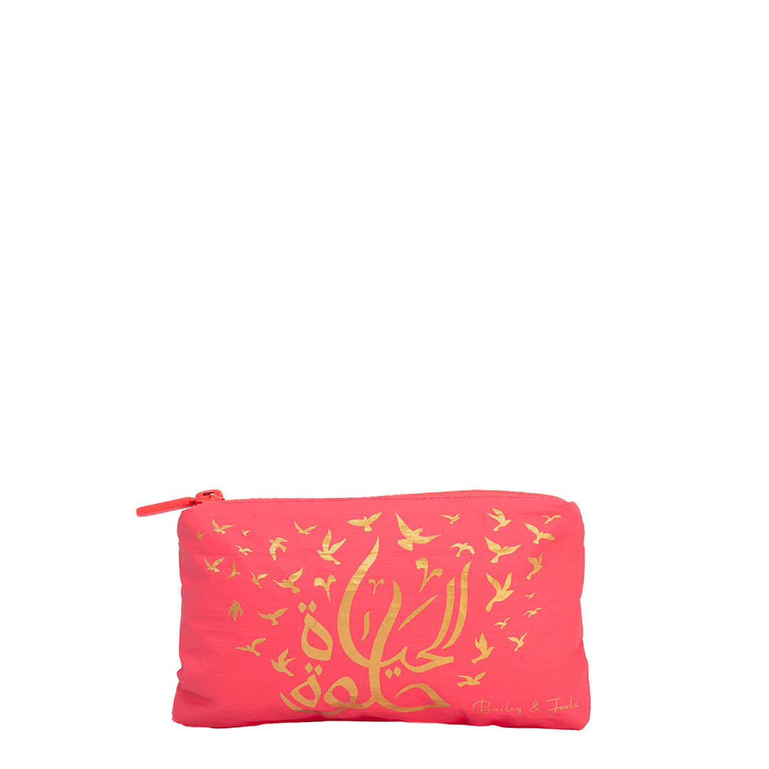Pouch Set - "Life is Beautiful"