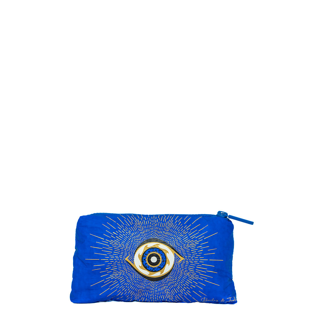 Set of 3: Pouches in Large + Mid Size + Mini Golden Eye