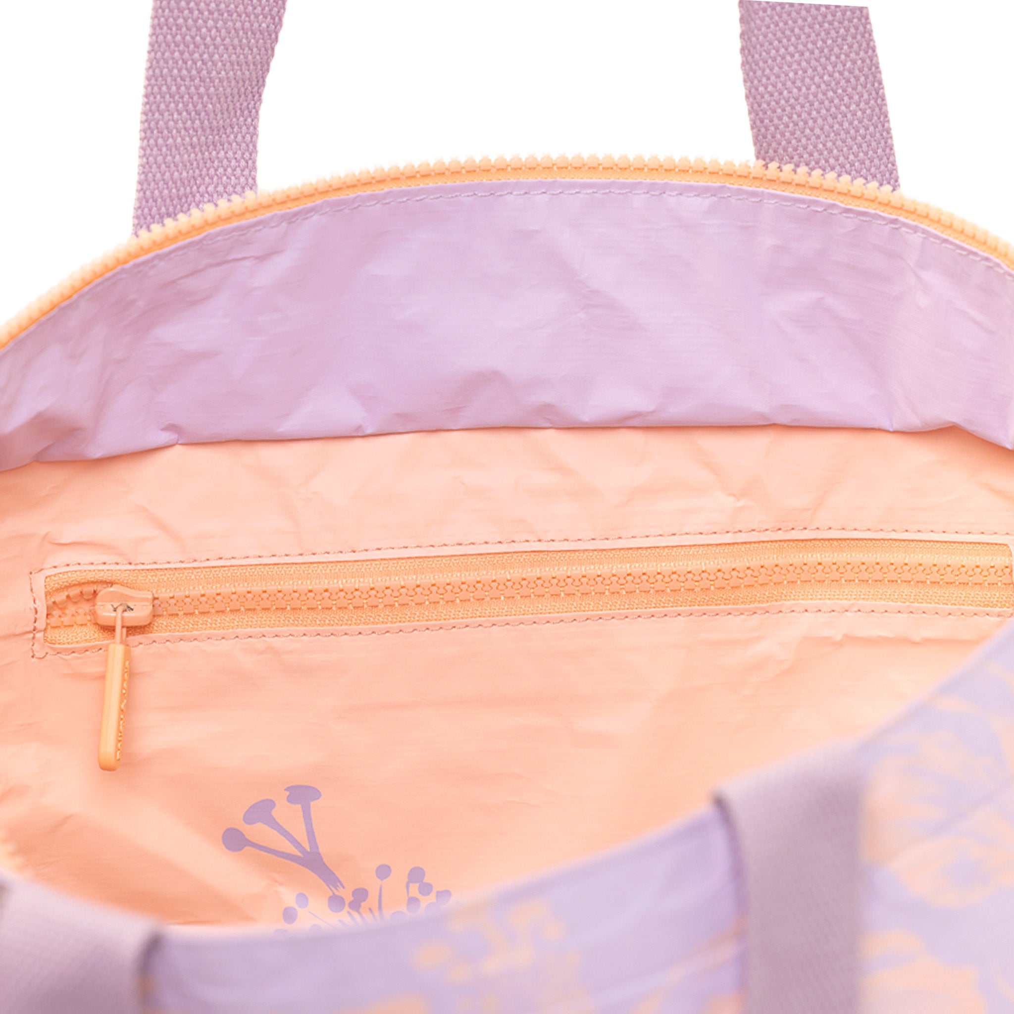 Signature Zip Tote Bag - Tropical Lavender