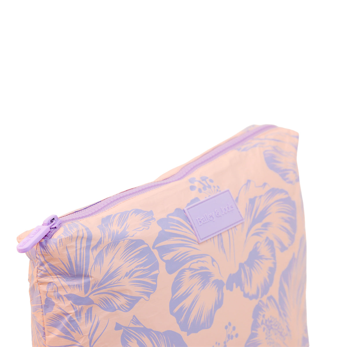 Tropical Peach Pouch Large - Waterproof Material – Bailey & Jools