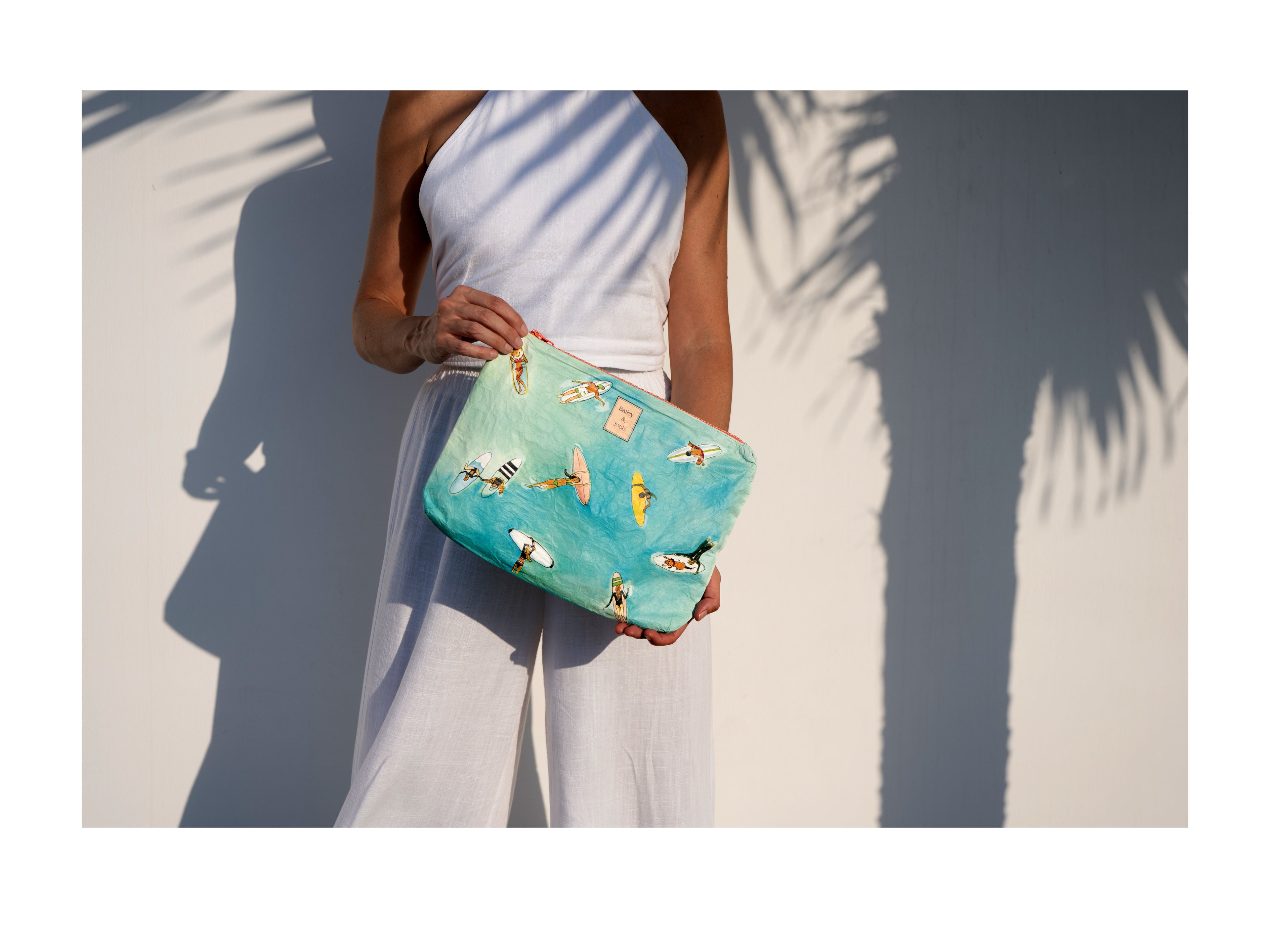 Beach Bags for Women Bikini Printed Pouches Bailey & Jools Bailey